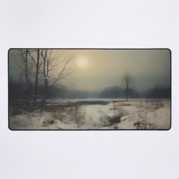 Item preview, A3 Winter Landscape, Tonalist designed and sold by CrumbBumStudio.