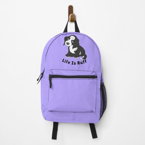 Item preview, Life Is Ruff Cute Dog | Funny Dog Quote Cartoon Design designed and sold by Rush2Buy.