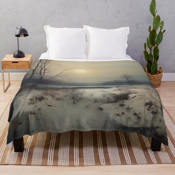 Item preview, A3  Winter Landscape, Tonalist  designed and sold by CrumbBumStudio.