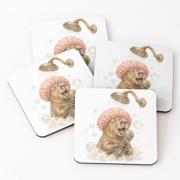 Item preview, Singing Capybara Shower Time designed and sold by Snurly.