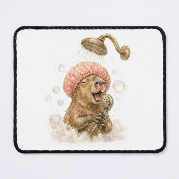 Item preview, Singing Capybara Shower Time designed and sold by Snurly.