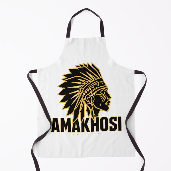 Item preview, Retro Amakhosi Gold and Black Football Chants Typography Art designed and sold by osamawaleed1997.