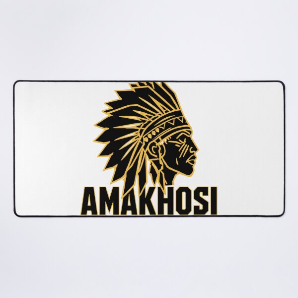 Item preview, Retro Amakhosi Gold and Black Football Chants Typography Art designed and sold by osamawaleed1997.