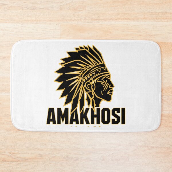 Item preview, Retro Amakhosi Gold and Black Football Chants Typography Art designed and sold by osamawaleed1997.