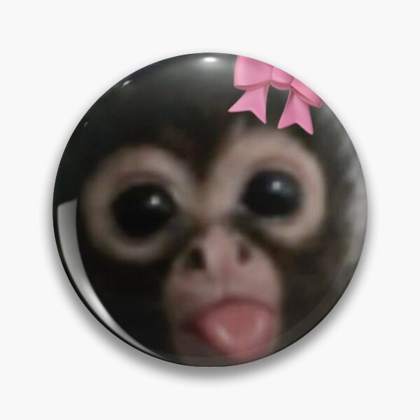 Item preview, cute monke || cute sticker for monkey lovers designed and sold by LeafyMushroom.