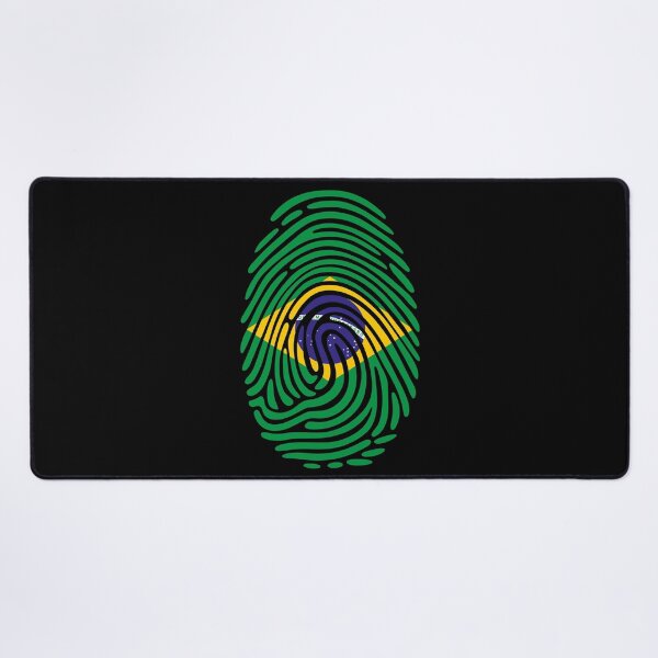 Item preview, Brazil Flag Fingerprint Identity | Brazilian DNA Heritage Graphic designed and sold by NTGUILTY.