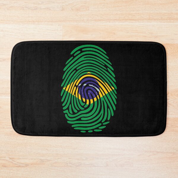 Item preview, Brazil Flag Fingerprint Identity | Brazilian DNA Heritage Graphic designed and sold by NTGUILTY.