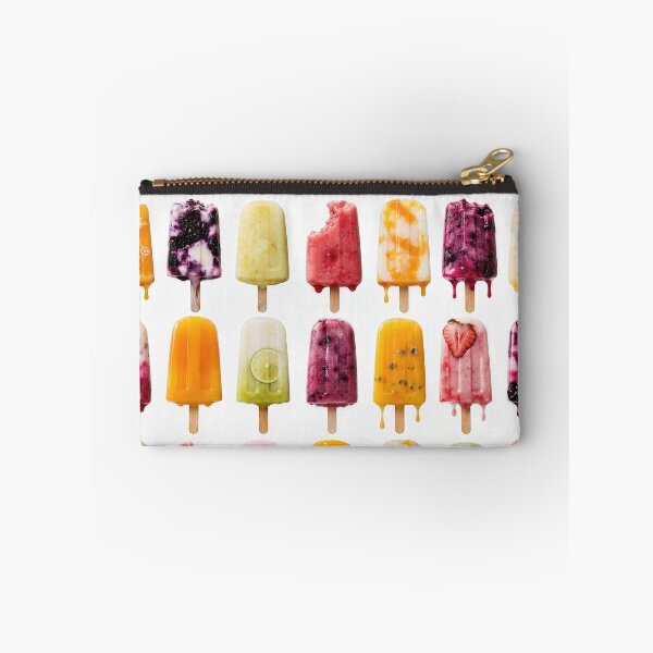 Item preview, Assorted Frozen Fruit Popsicles on White designed and sold by Maria Dryfhout.
