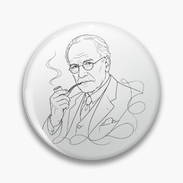 Item preview, Carl Jung (lines) designed and sold by Lizandro  Serrano Pacheco.