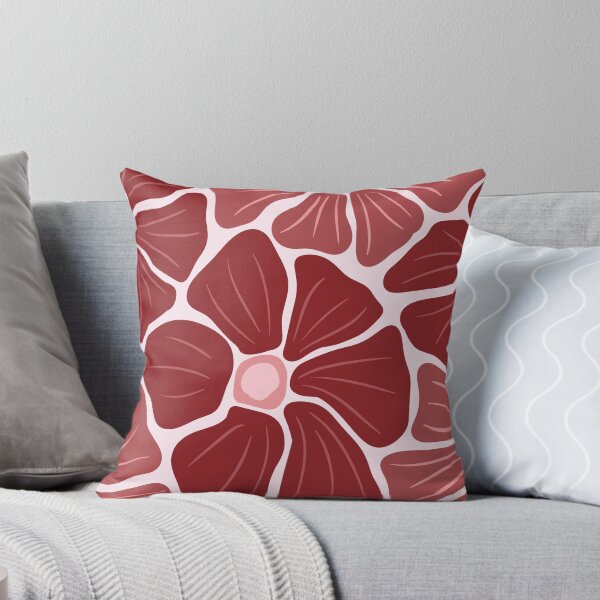 Item preview, Crimson Petals – Bold Deep Red Floral Pattern Design designed and sold by BuckaBaby.