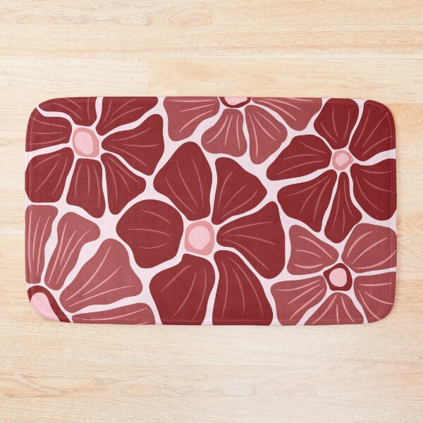 Item preview, Crimson Petals – Bold Deep Red Floral Pattern Design designed and sold by BuckaBaby.