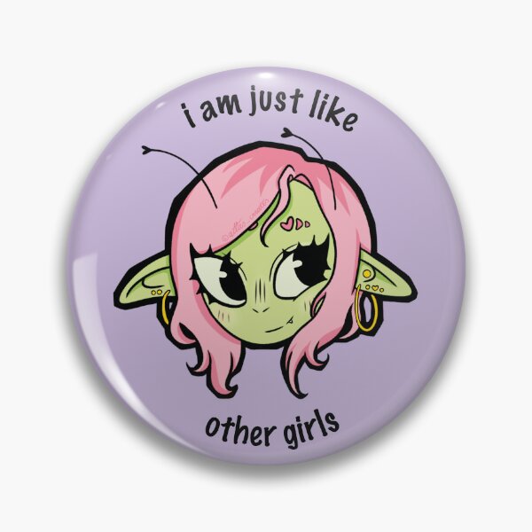 Item preview, i am just like other girls Pin designed and sold by atlas_creates.