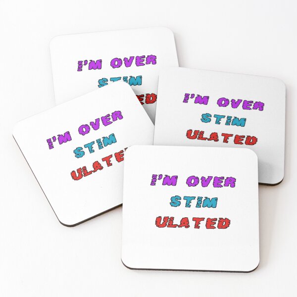 Item preview, Funny Neurodiversity tshirt - Im Over Stimulated designed and sold by NeuroShirts.