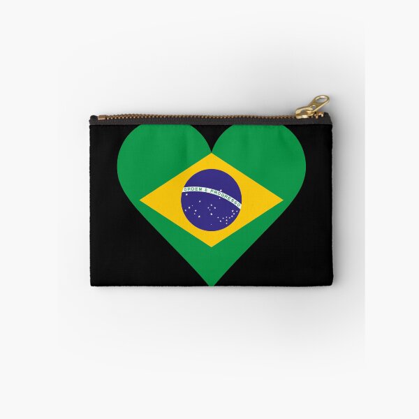 Item preview, Brazil Heart Flag Graphic | I Love Brazil Patriotic Symbol designed and sold by NTGUILTY.