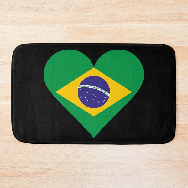 Item preview, Brazil Heart Flag Graphic | I Love Brazil Patriotic Symbol designed and sold by NTGUILTY.