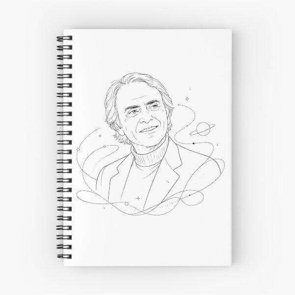 Item preview, Carl Sagan (lines) designed and sold by Lizandro  Serrano Pacheco.