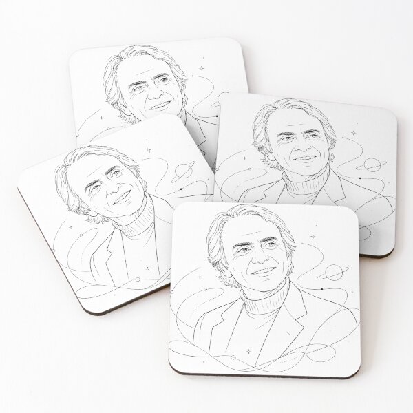 Item preview, Carl Sagan (lines) designed and sold by Lizandro  Serrano Pacheco.