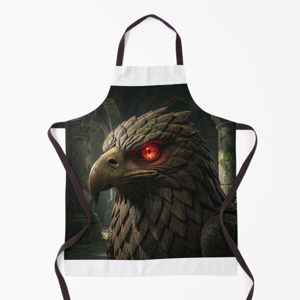 Item preview, Ancient Eagle Carving with Glowing Ruby Eye in Temple Shadow Clipart designed and sold by TaBogroupsRed.