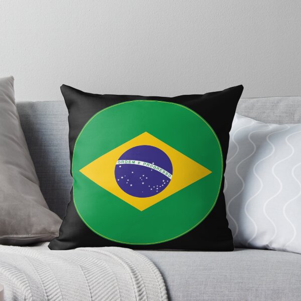 Item preview, Round Brazil Flag Icon | Circular Brazilian Flag Button Element designed and sold by NTGUILTY.