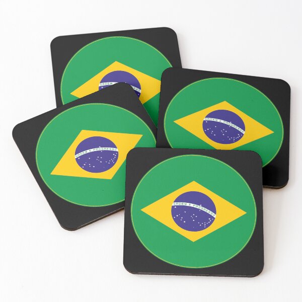 Item preview, Round Brazil Flag Icon | Circular Brazilian Flag Button Element designed and sold by NTGUILTY.
