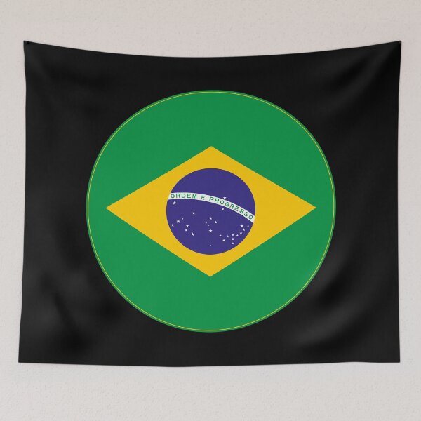 Item preview, Round Brazil Flag Icon | Circular Brazilian Flag Button Element designed and sold by NTGUILTY.