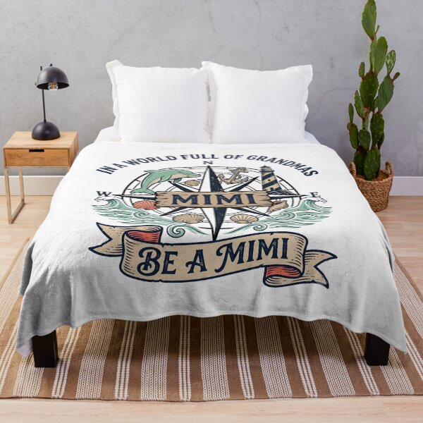 Item preview, In A World Full Of Grandmas Be A Mimi Beach Sea Turtle Coastal Design designed and sold by get55shirt.