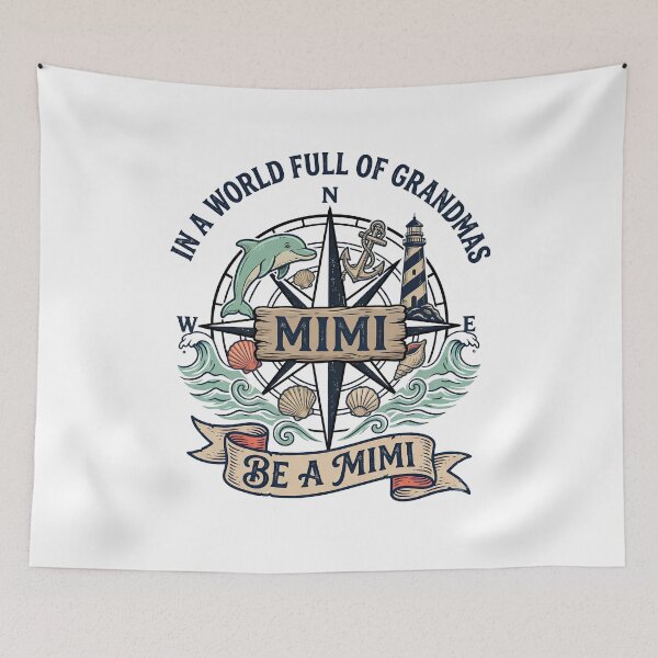 Item preview, In A World Full Of Grandmas Be A Mimi Beach Sea Turtle Coastal Design designed and sold by get55shirt.