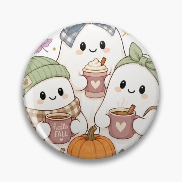 Item preview, Cute Halloween Ghosties Trio designed and sold by Blush Meadow Trading Co.