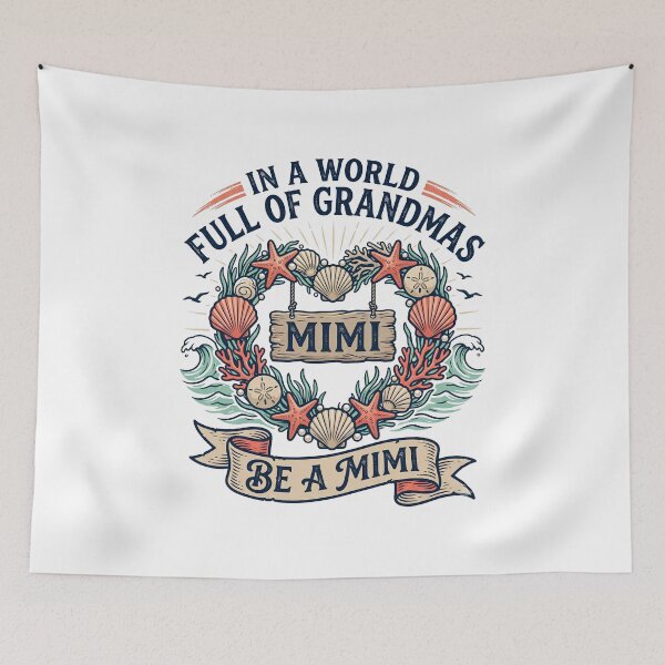 Item preview, In A World Full Of Grandmas Be A Mimi Coastal Ocean Lover Design designed and sold by get55shirt.