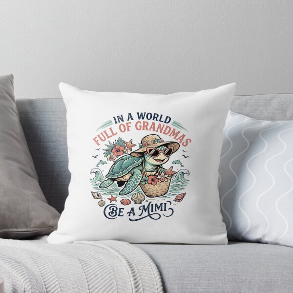Item preview, In A World Full Of Grandmas Be A Mimi Cute Sea Turtle Beach Design designed and sold by get55shirt.