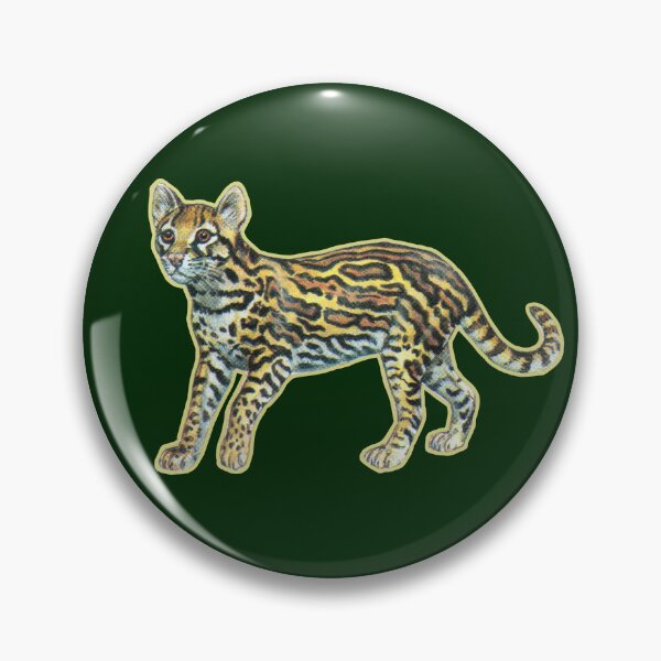 Item preview, Vintage Ocelot Illustration designed and sold by Fatima Desantos.
