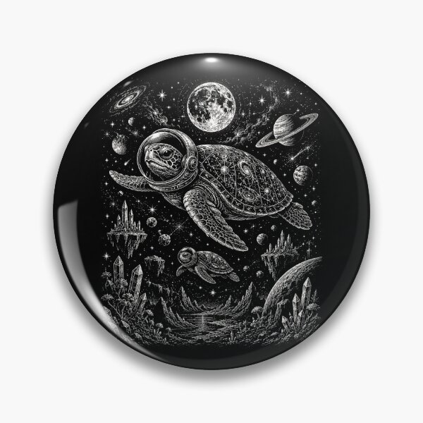 Item preview, Galaxy Astronaut Sea Turtle  | Space Turtle Vintage  designed and sold by SOUFIANE1991.