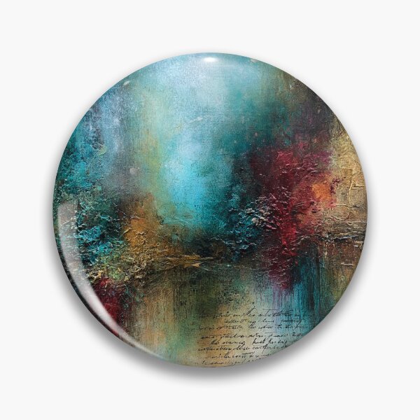 Item preview, Distressed Ocean Dream Painting designed and sold by Neural Brushstrokes.