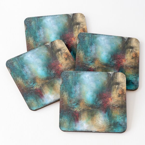 Item preview, Distressed Ocean Dream Painting designed and sold by Neural Brushstrokes.