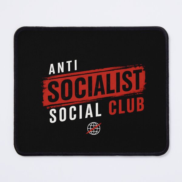 Item preview, Anti Socialist Social Club | Political Humor Design designed and sold by Lina Caro.