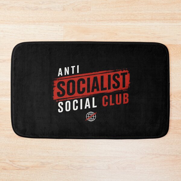 Item preview, Anti Socialist Social Club | Political Humor Design designed and sold by Lina Caro.