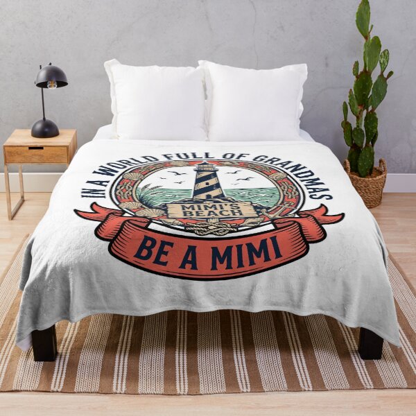 Item preview, In A World Full Of Grandmas Be A Mimi Funny Beach Summer Design designed and sold by get55shirt.