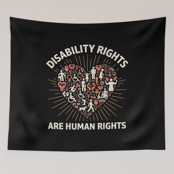 Item preview, Disability Rights Are Human Rights Equality and Inclusion Advocacy designed and sold by Redgiant87x.