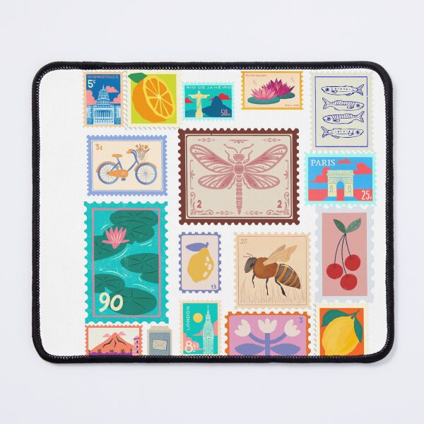 Item preview, Aesthetic Stamp Collage designed and sold by Wholesome Chaos.