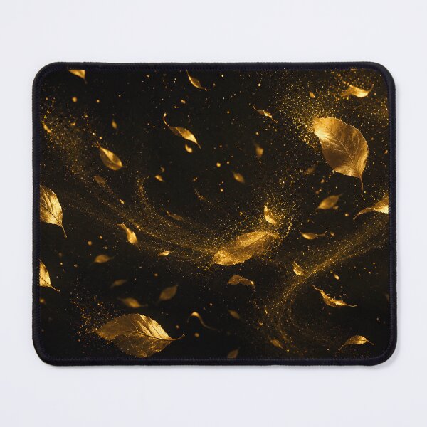 Item preview, Leaves of Silence | Luxury Gold Abstract Wall Art designed and sold by bauschberts.