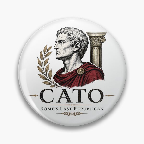 Item preview, Cato the Younger Rome's Last Republican Engraved Bust Portrait Classical Antiquity designed and sold by The Junto Shop.