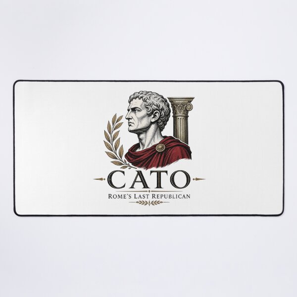 Item preview, Cato the Younger Rome's Last Republican Engraved Bust Portrait Classical Antiquity designed and sold by The Junto Shop.