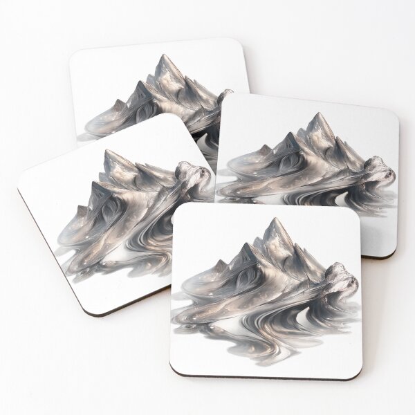 Item preview, Abstract Liquid Mountain designed and sold by creativezoneco.