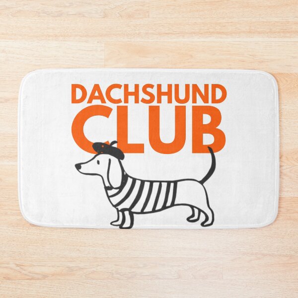 Item preview, Dachshund Club | Cute Retro Dog Lover Graphic Tee designed and sold by romelleworks.