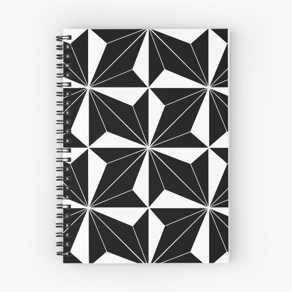 Item preview, Star Tiles – Black and White Geometric Pinwheel Pattern designed and sold by BuckaBaby.