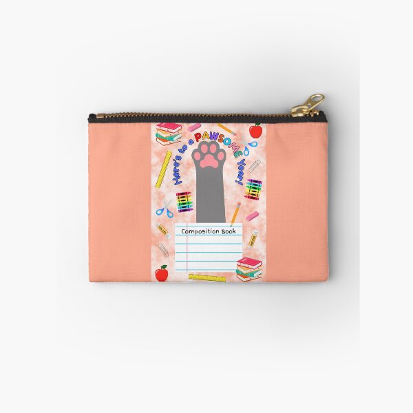 Item preview, Gray Cat Pawsome School Year Composition Book designed and sold by MYCatStuff.