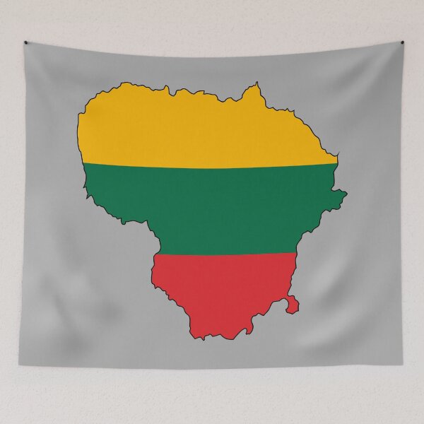 Item preview, Map of the Lithuanian flag designed and sold by visual adventures.