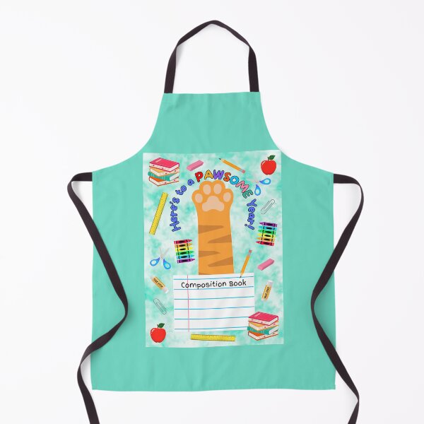 Item preview, Orange Tabby Cat Pawsome School Year Composition Book designed and sold by MYCatStuff.