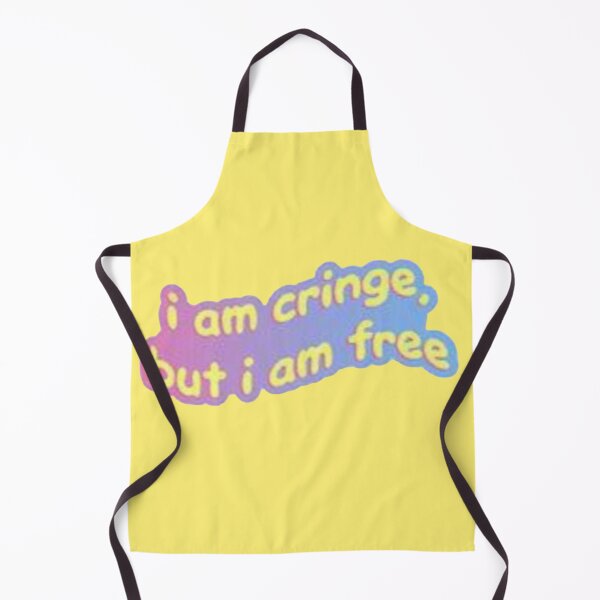 Item preview, I Am Cringe But I Am Free Pastel Gradient - Gen Z Meme Sticker designed and sold by Scro-Ciob-Shop.