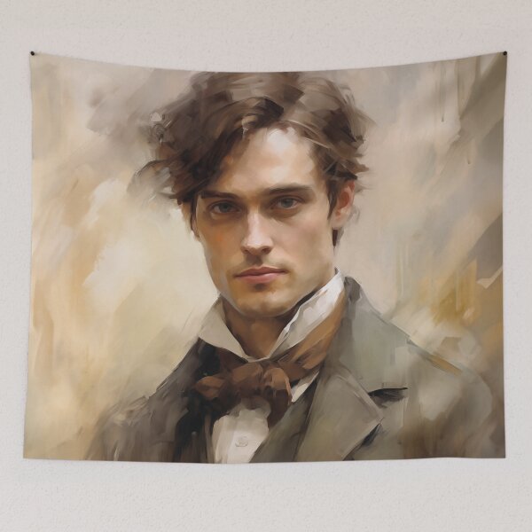 Item preview, Regency Portrait of a Young Gentleman in Oil designed and sold by AniDragonfly.